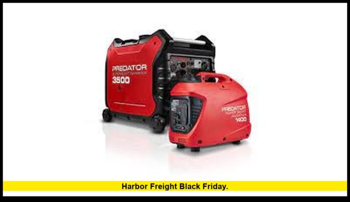 Harbor Freight Black Friday.