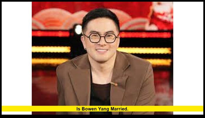 Is Bowen Yang married. Is Bowen Yang married