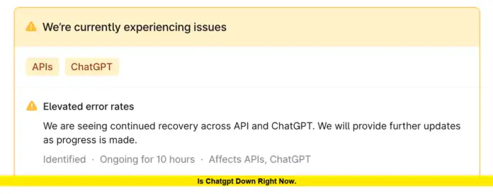 Is ChatGPT Down Right Now. Is ChatGPT Down Right Now
