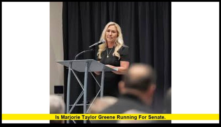 Is Marjorie Taylor Greene running for Senate