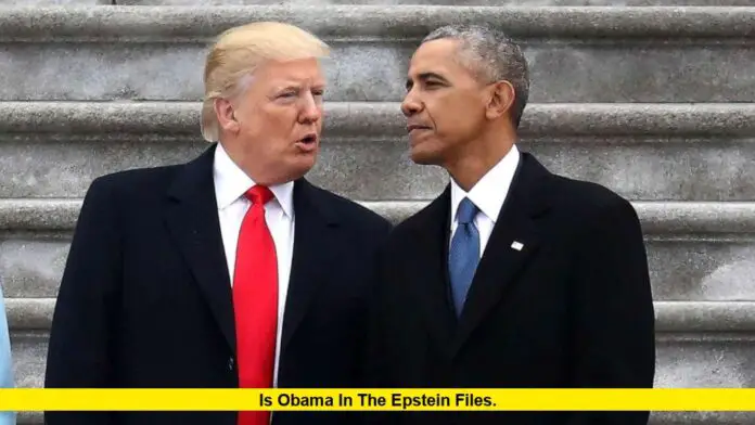 Is Obama in the Epstein files. Is Obama in the Epstein Files