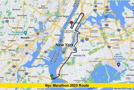 NYC Marathon 2025 Route NYC Marathon 2025 Route