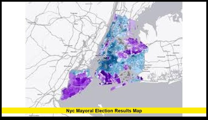 NYC mayoral election results map NYC mayoral election results map