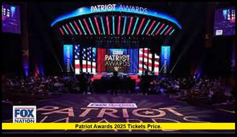 Patriot Awards 2025 tickets price