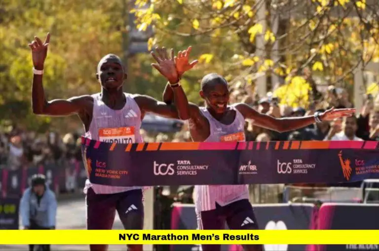 NYC Marathon Men’s Results