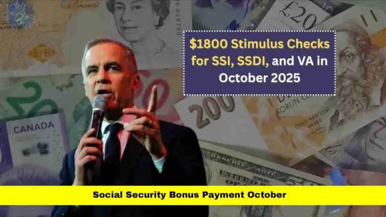 Social Security Bonus Payment October