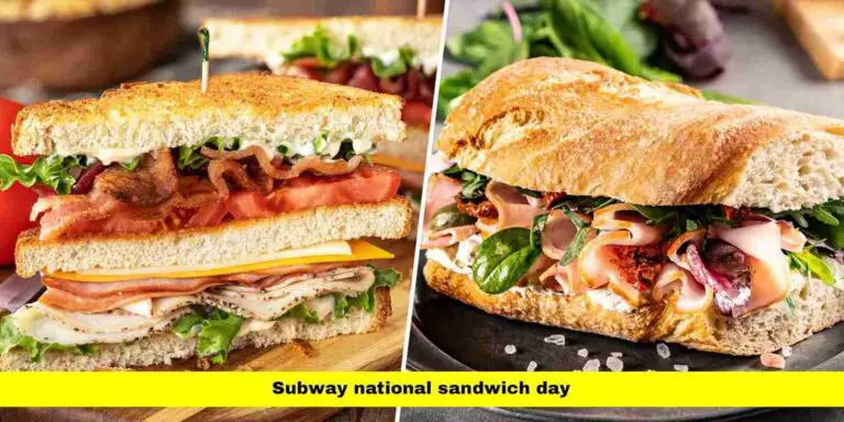 Subway National Sandwich Day