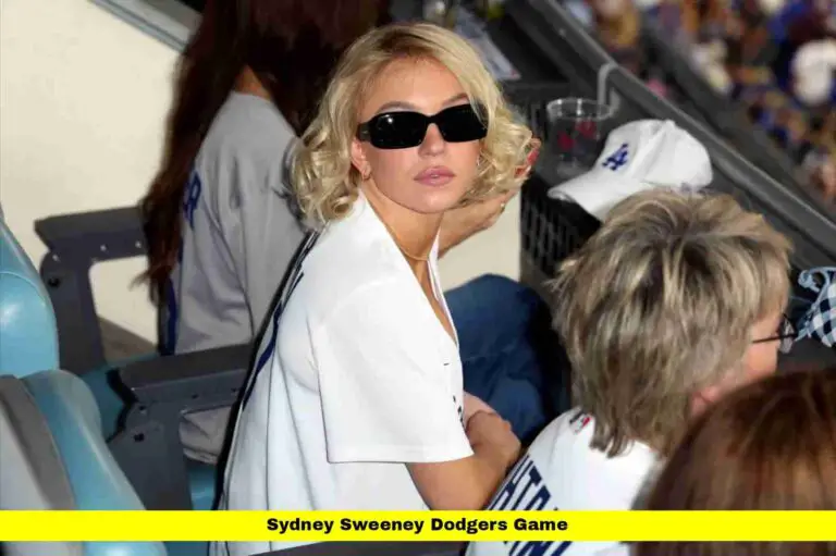Sydney Sweeney Dodgers Game