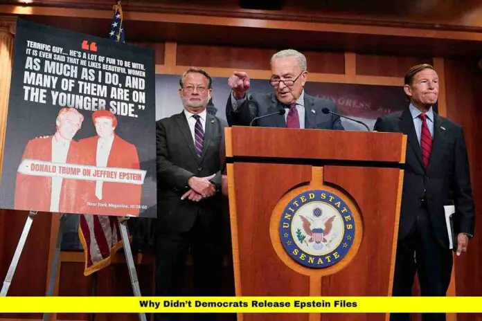 Why Didn’t Democrats Release Epstein Files