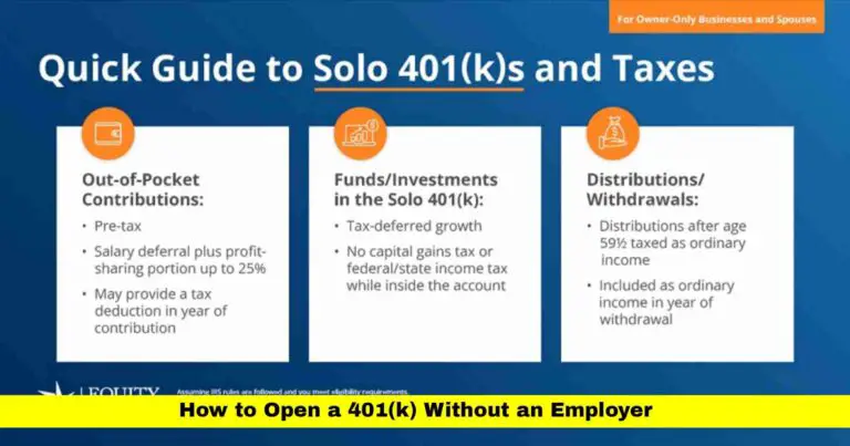 How to Open a 401(k) Without an Employer