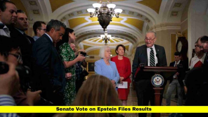 Senate Vote on Epstein Files Results Senate Vote on Epstein Files Results
