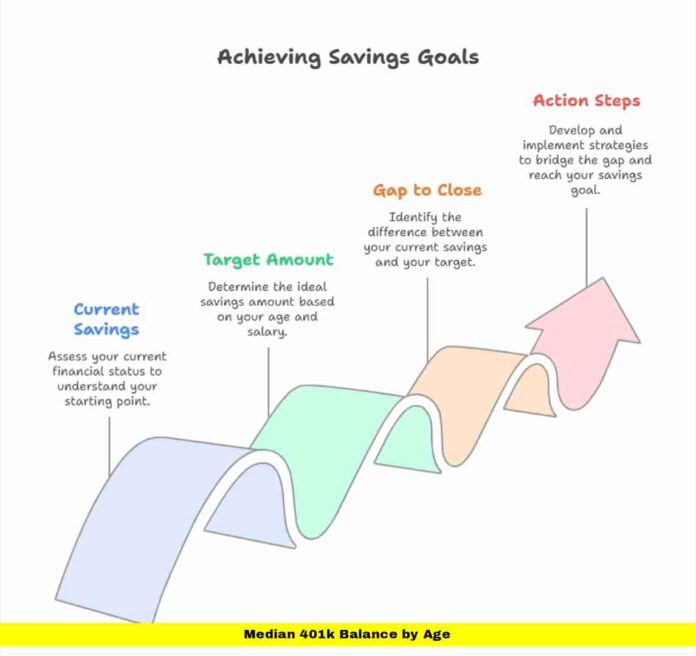 Median 401k Balance by Age Median 401k Balance by Age