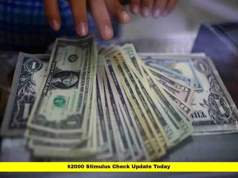 $2000 Stimulus Check Update Today