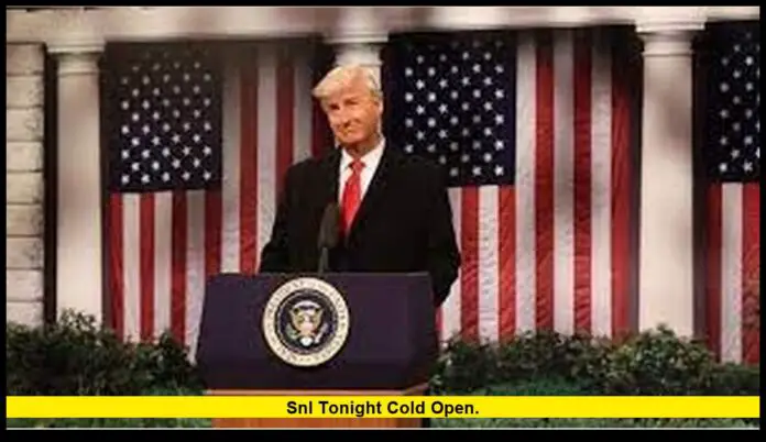 SNL tonight cold open. SNL tonight cold open