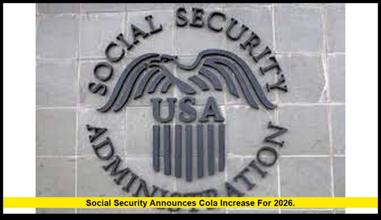 Social Security announces COLA increase for 2026