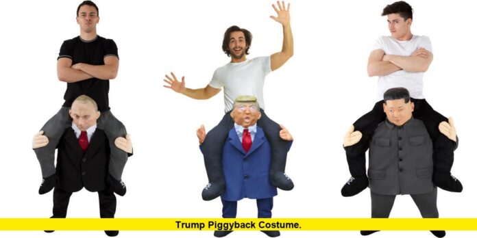 Trump Piggyback Costume. Trump Piggyback Costume