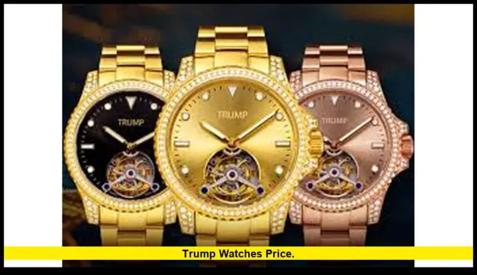 Trump watches price. Trump watches price