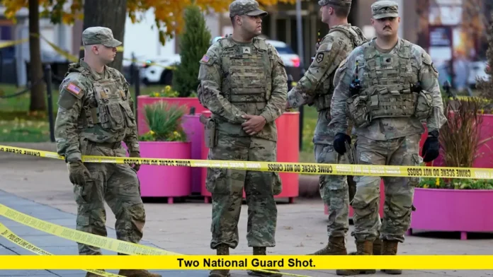 Two National Guard Shot