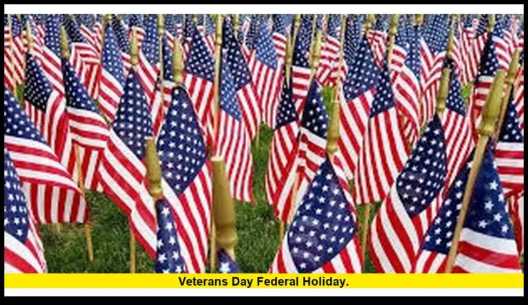 Veterans Day federal holiday