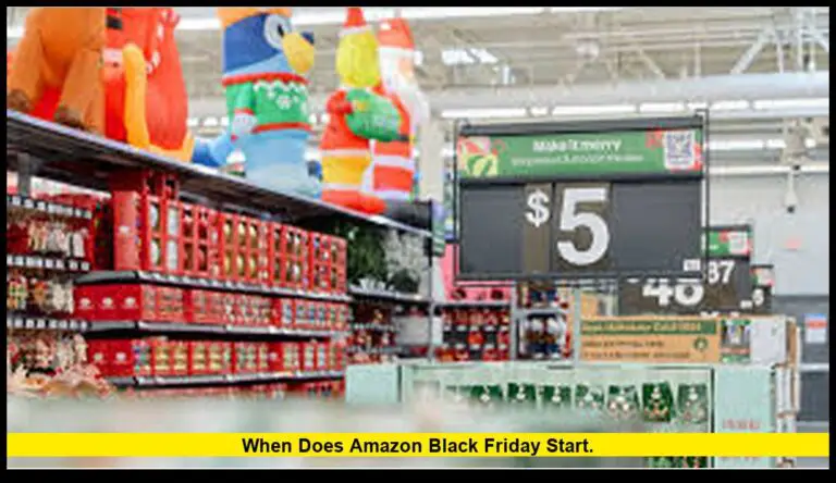 When does Amazon Black Friday start.