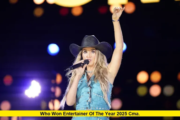 Who Won Entertainer of the Year 2025 CMA
