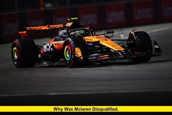 Why Was McLaren Disqualified. Why Was McLaren Disqualified