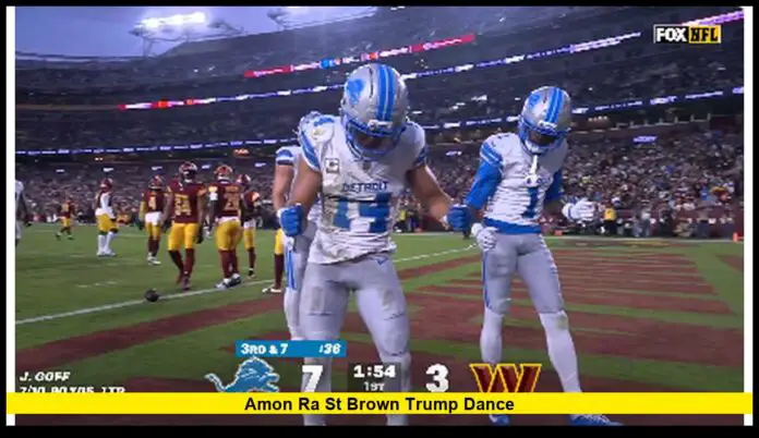 amon ra st brown trump dance