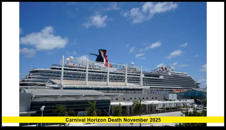 Carnival Horizon Death November 2025