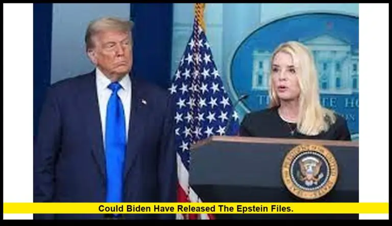 could Biden have released the Epstein files
