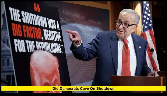 did democrats cave on shutdown