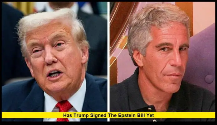 has trump signed the epstein bill yet