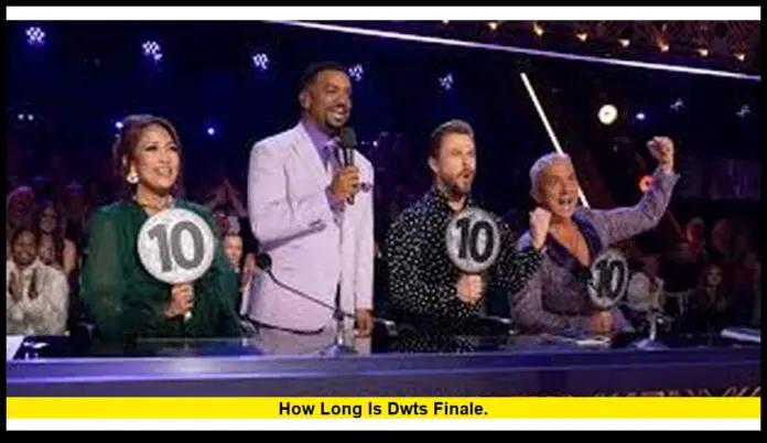 how long is DWTS finale. how long is DWTS finale
