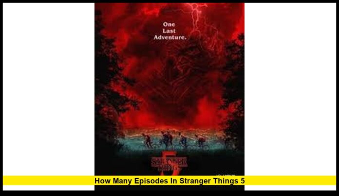 how many episodes in stranger things 5