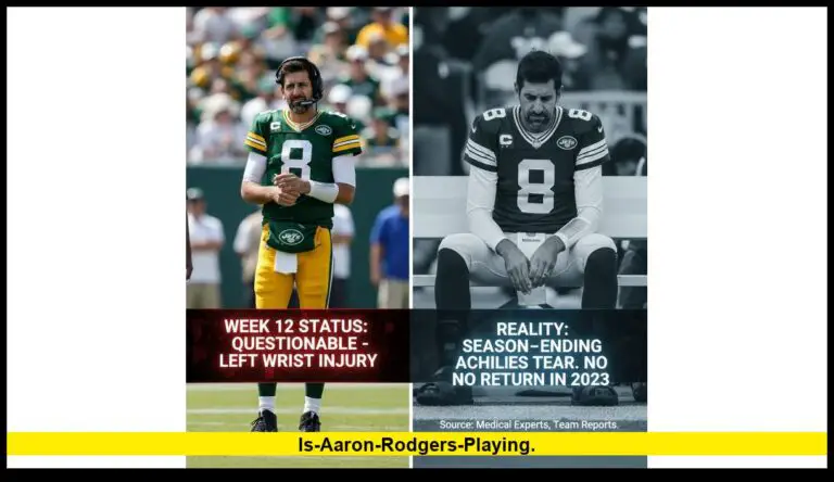 is Aaron Rodgers playing