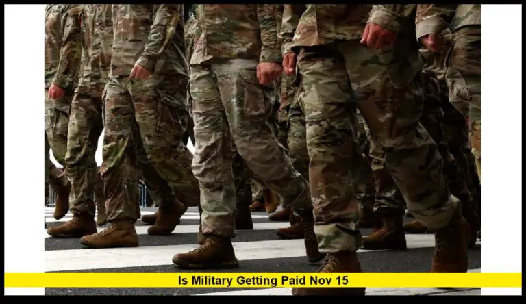 Is military getting paid Nov 15?