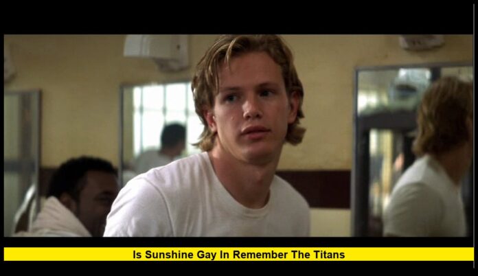 is sunshine gay in remember the titans