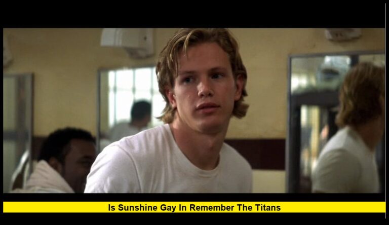 Is Sunshine Gay in Remember the Titans