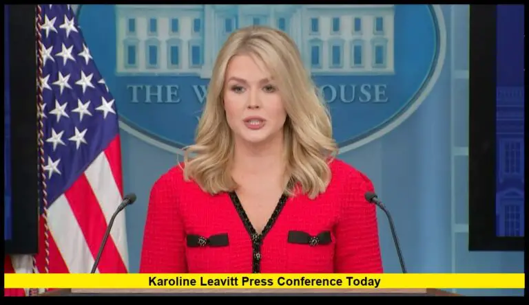 Karoline Leavitt Press Conference Today: The Latest Confirmed Updates on the ICE Detention Case