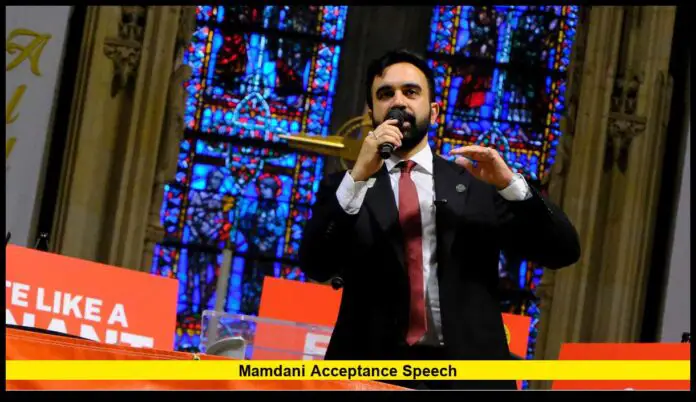 mamdani acceptance speech