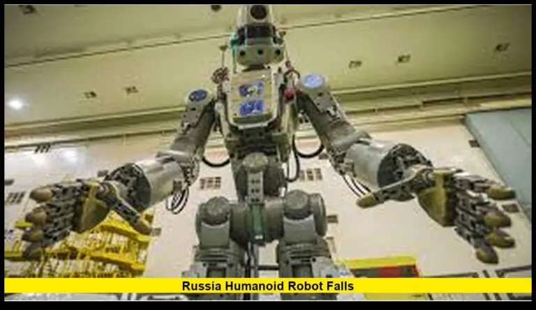 Russia humanoid robot falls: Debut of AIdol marred by stage-wipe
