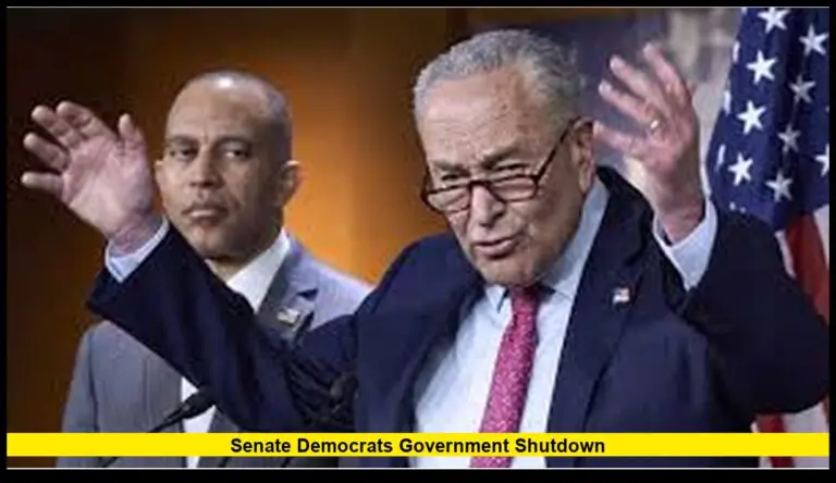 Senate Democrats Government Shutdown: What’s Happening Now