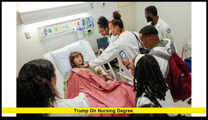 trump on nursing degree