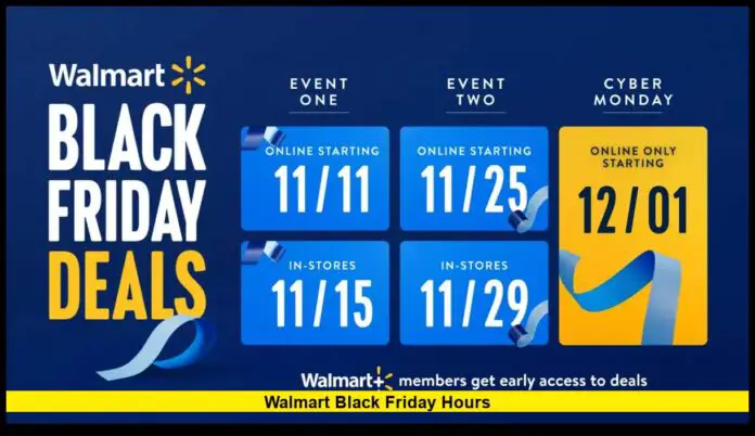 walmart black friday hours