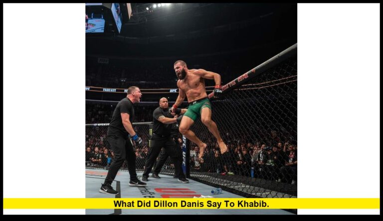 what did Dillon Danis say to Khabib