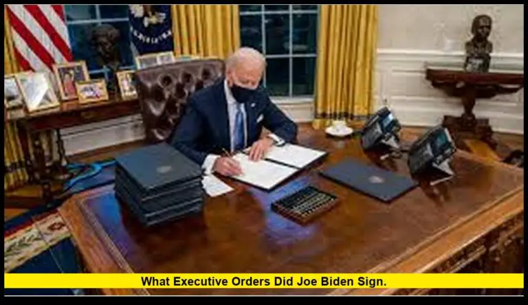 what executive orders did Joe Biden sign