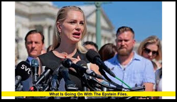 what is going on with the Epstein files. what is going on with the Epstein files