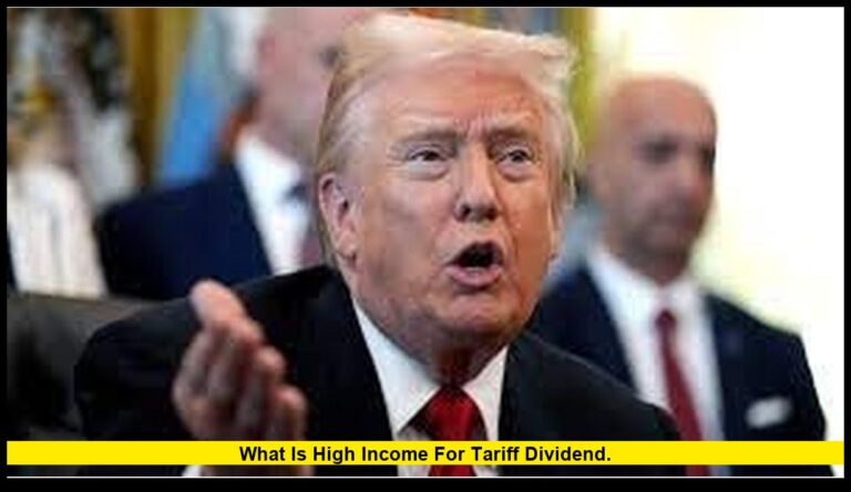 what is high income for tariff dividend