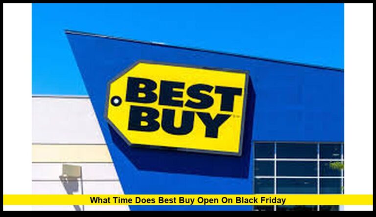 What time does Best Buy open on Black Friday