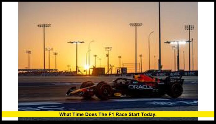 what time does the f1 race start today
