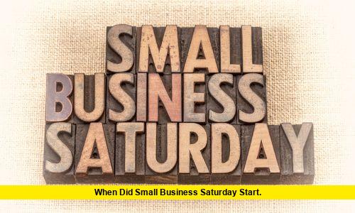 when did small business saturday start